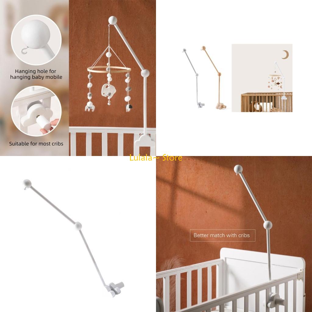 Crib Mobile Musical - Y4QA Crib Hanging Holder Wooden Hanger