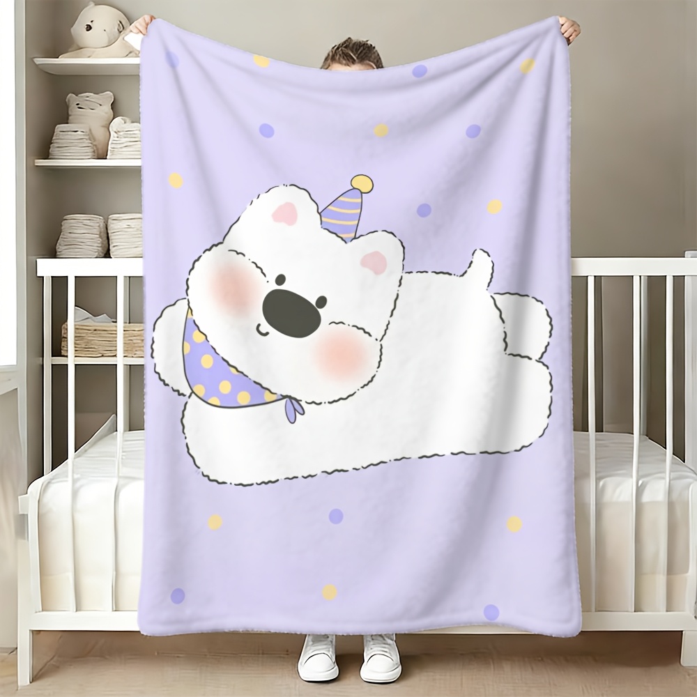 Baby Nursery In Hospital - Giant Polar Bear Cartoon Blanket Kids
