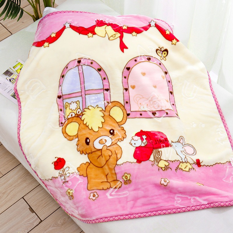 Baby Nursery In Hospital - Cloud Cartoon Baby Blanket | Double-Layer