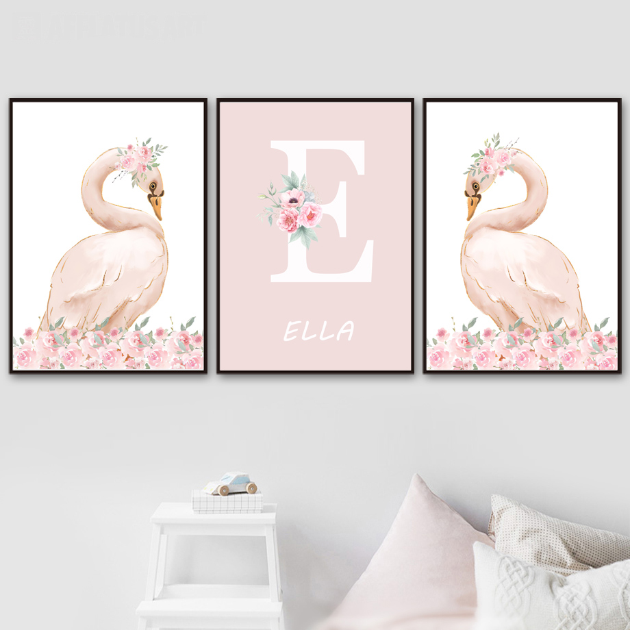 Pink Angel Girl Sun Moon Cloud - Baby Nursery Posters recension och pris
