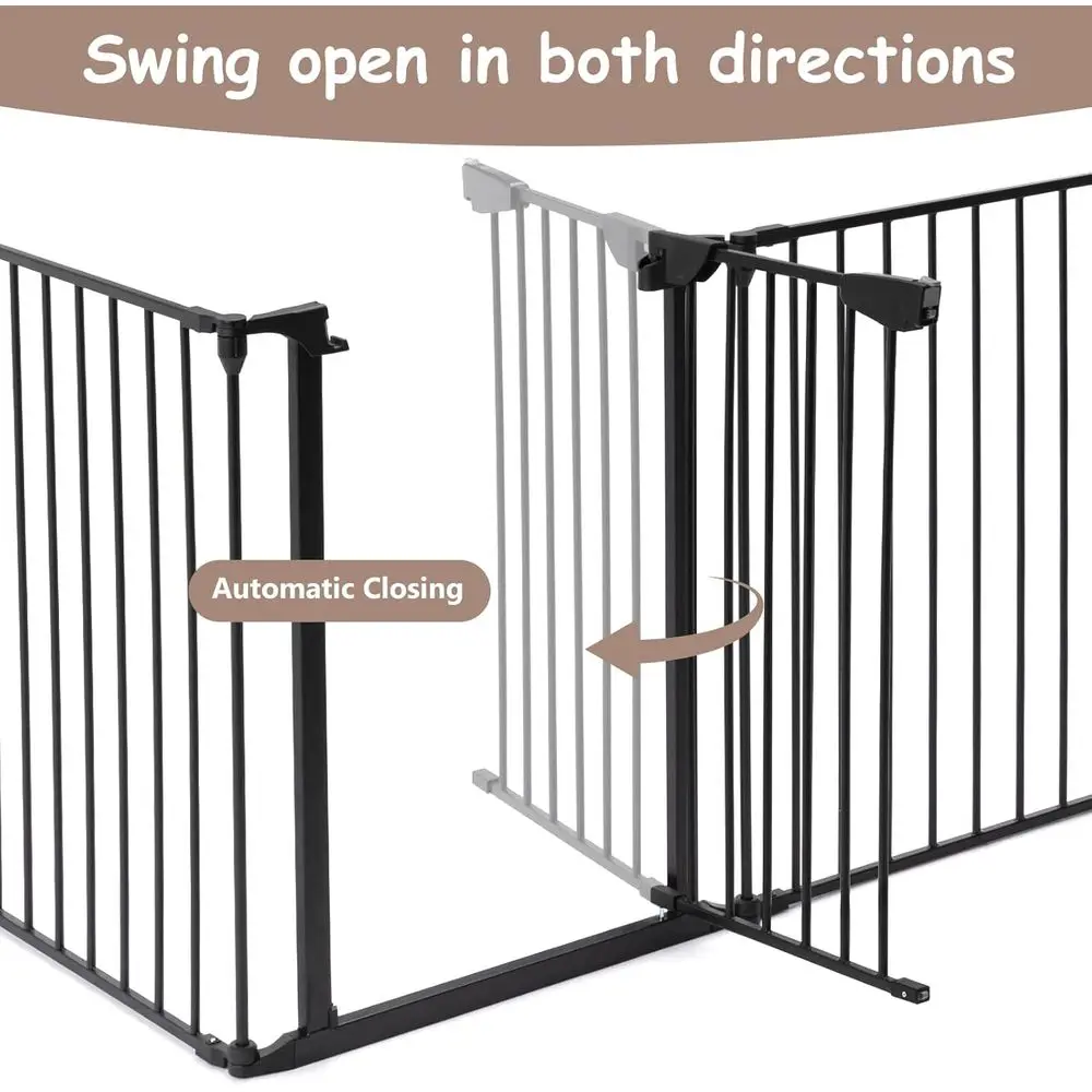 Extra Wide Metal Baby Gate, 8- - Baby Gate Extra Wide recension och pris