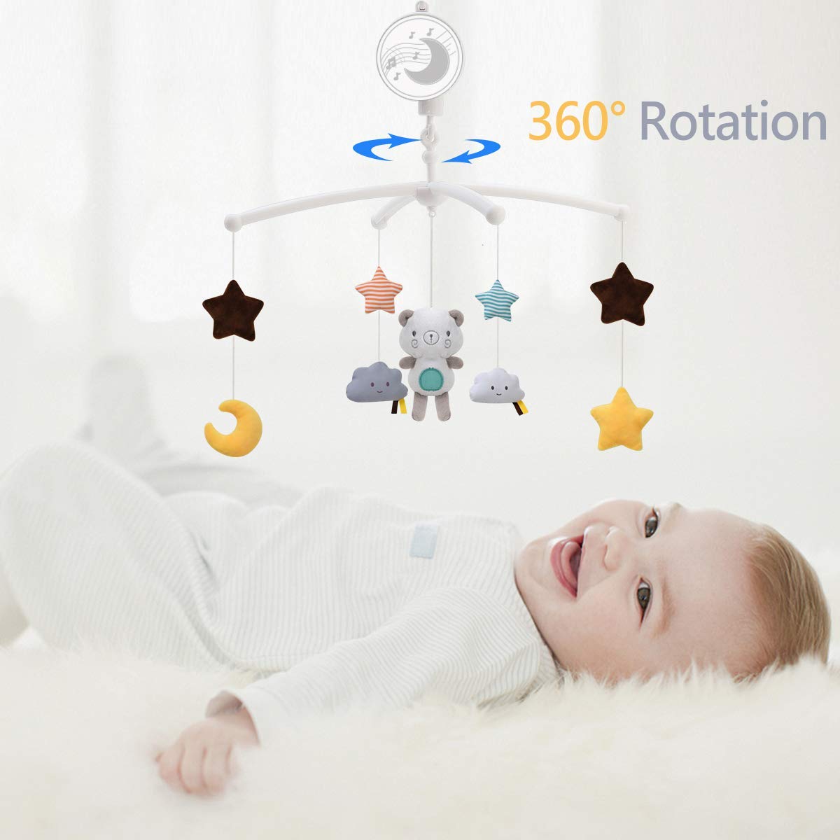 Baby Crib Mobiles Rattles Musi - Crib Mobile Musical recension och pris