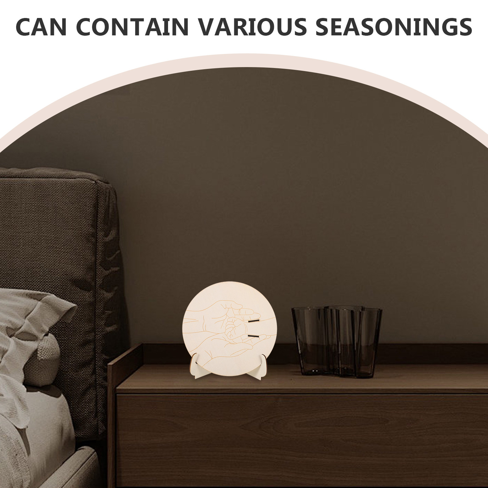 1Set Engraved Round Wooden Bab - Baby Nursery In Hospital recension och pris