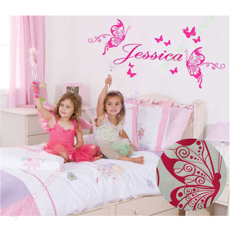 New Butterflies Personalized N - Baby Nursery Panelling recension och pris