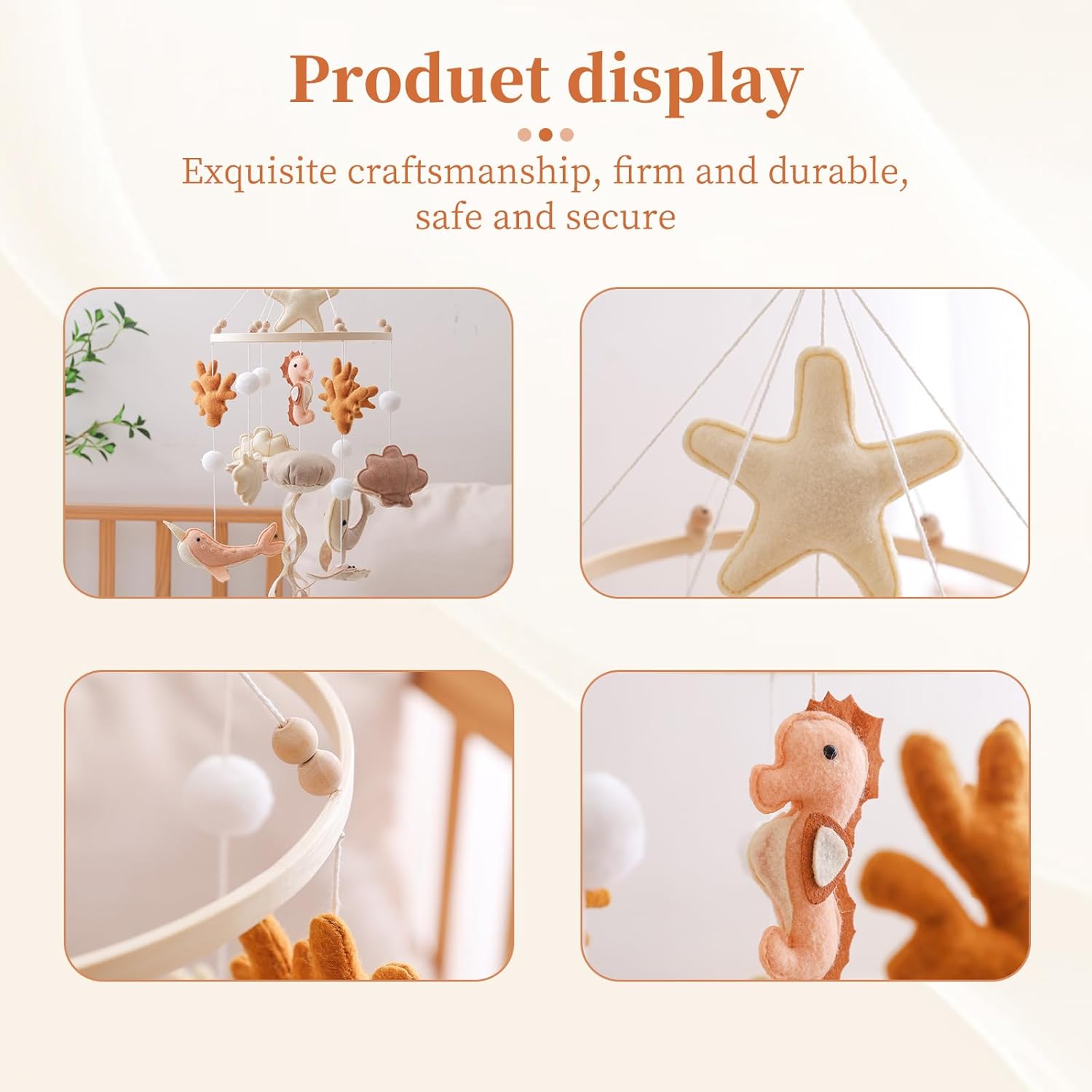 Wooden Crib Mobile Baby Bed Be - Crib Mobile Musical recension och pris