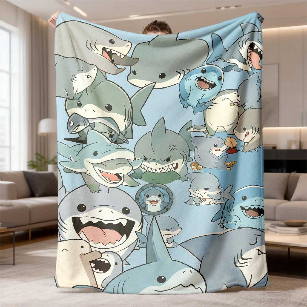 Large Cartoon Baby Sharks Flee - Baby Nursery In Hospital recension och pris