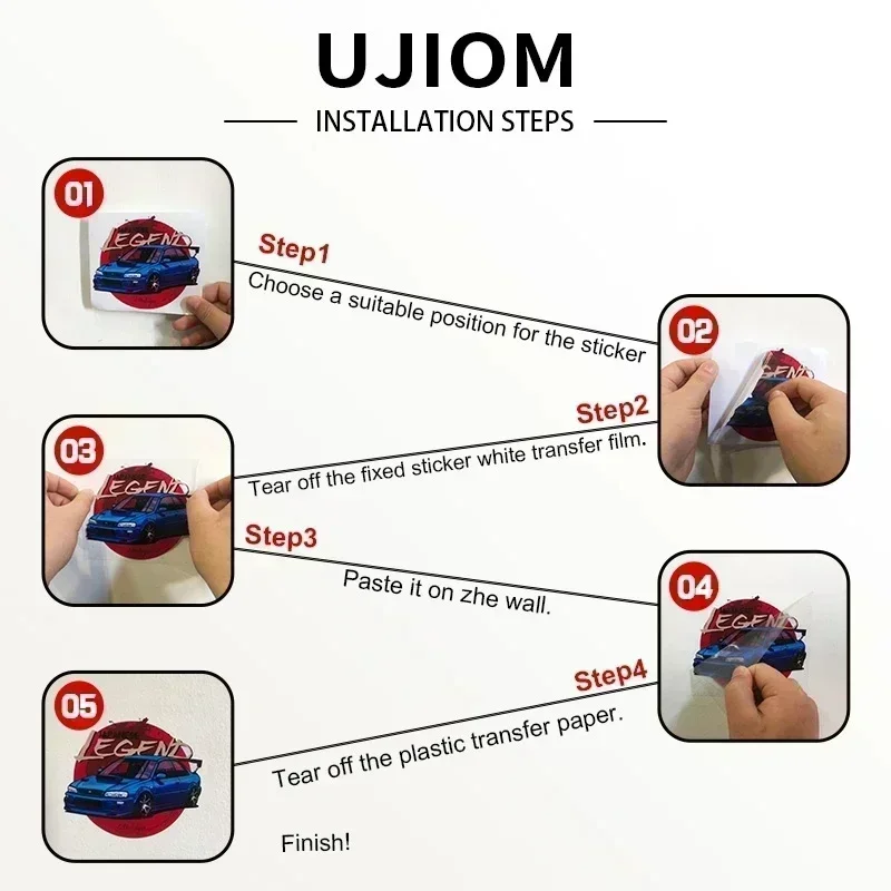 UJIOM Hiyuki Amurai Wall Stick - Baby Nursery Panelling recension och pris