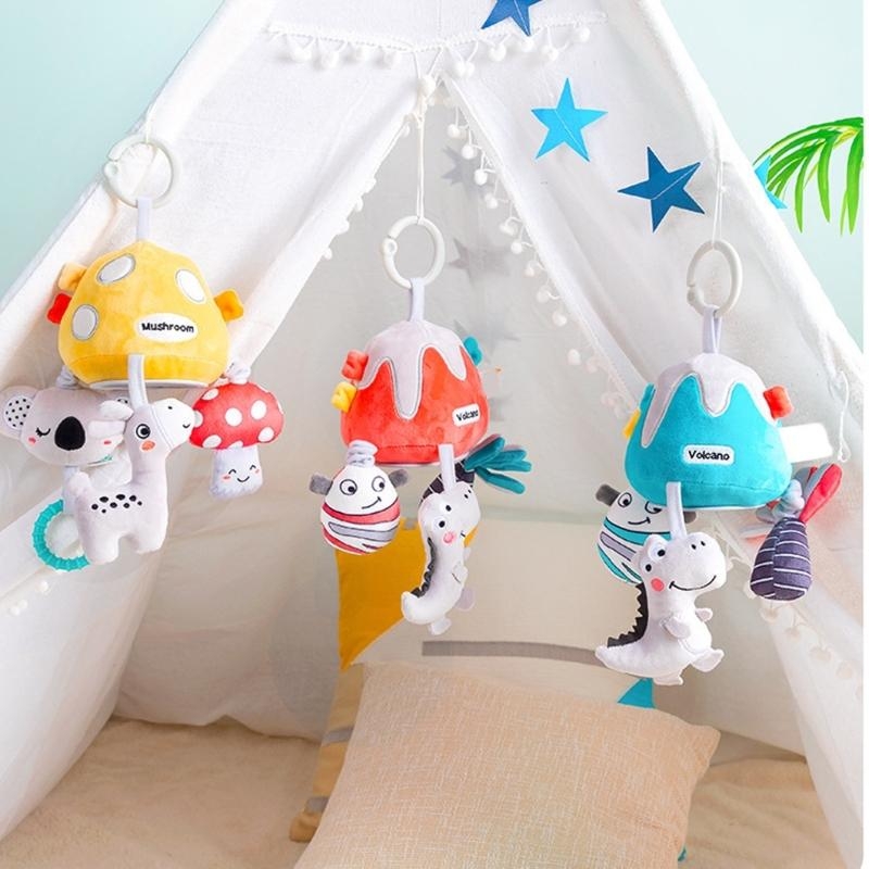 QX2D Plush Animal Crib Toy Pul - Crib Mobile Musical recension och pris