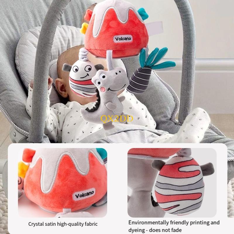 QX2D Plush Animal Crib Toy Pul - Crib Mobile Musical recension och pris