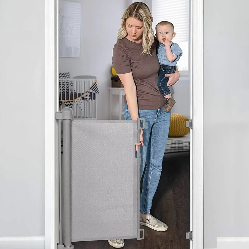 Hallways Use Mesh Safety Dog G - Baby Gate Extra Wide recension och pris