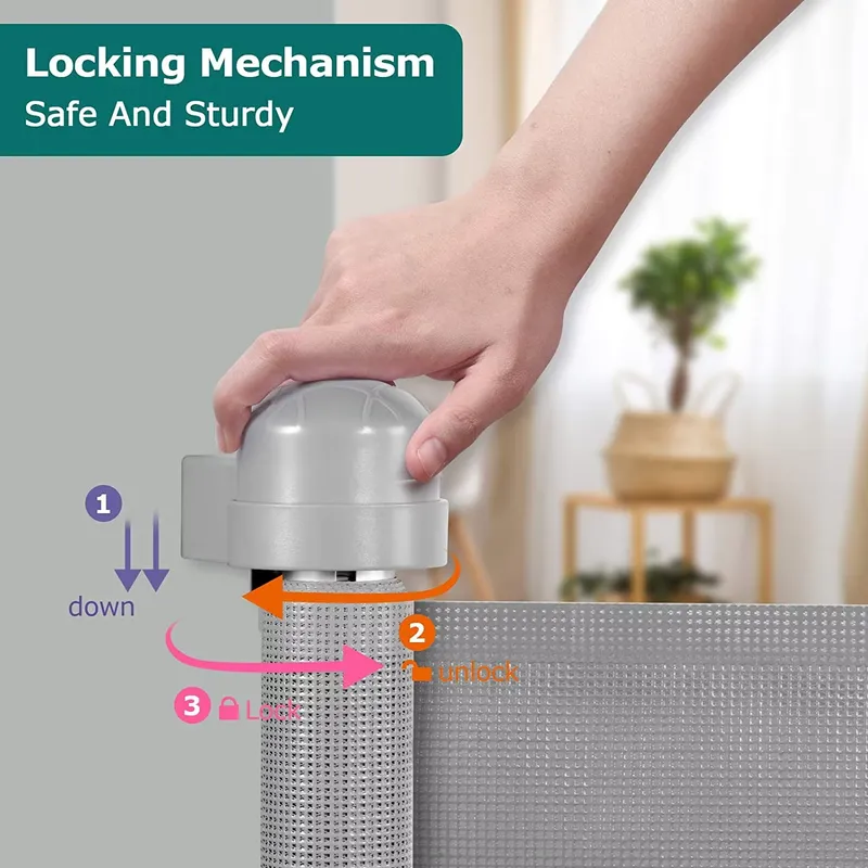 Hallways Use Mesh Safety Dog G - Baby Gate Extra Wide recension och pris