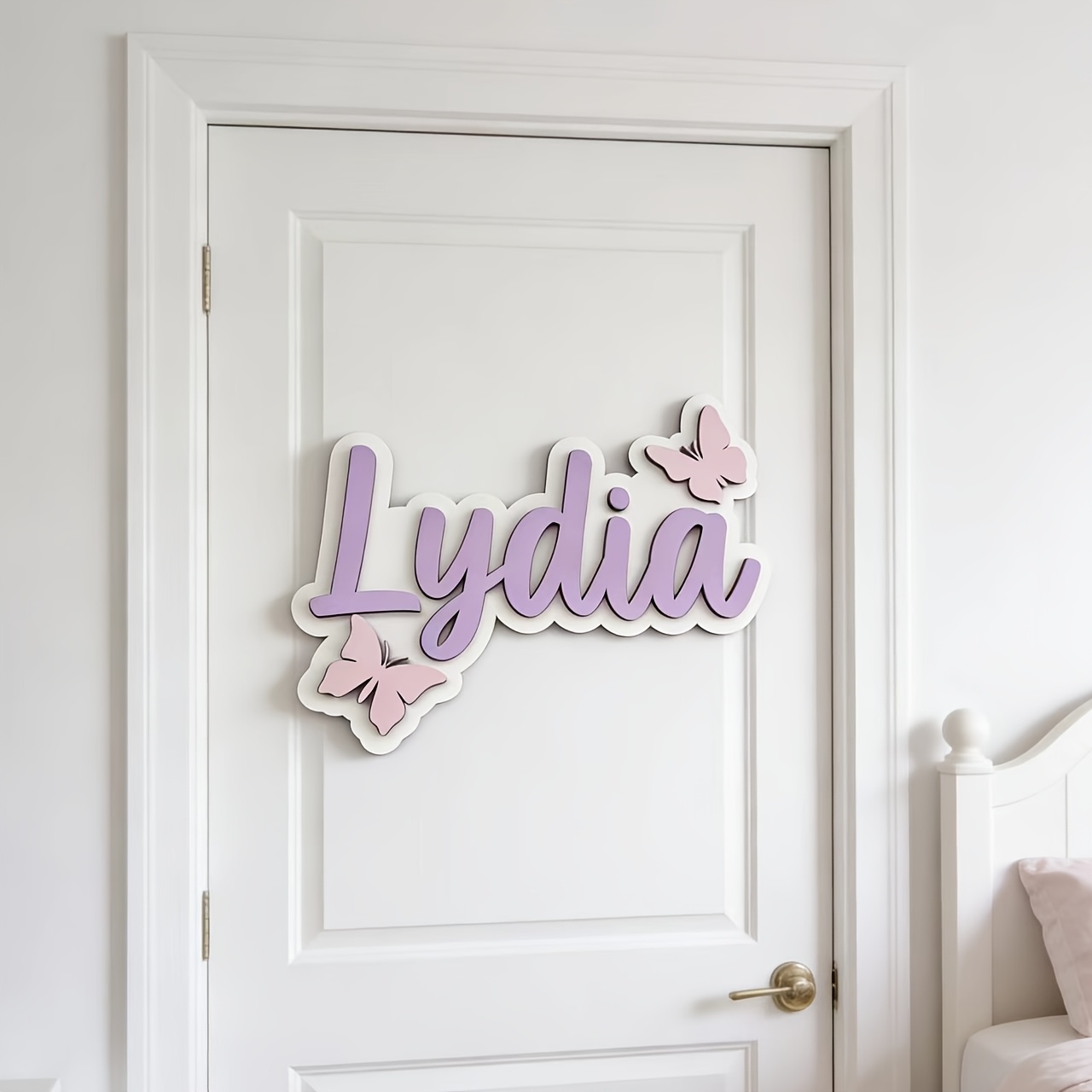 Personalized Blue & Pink Butte - Baby Nursery Pink recension och pris