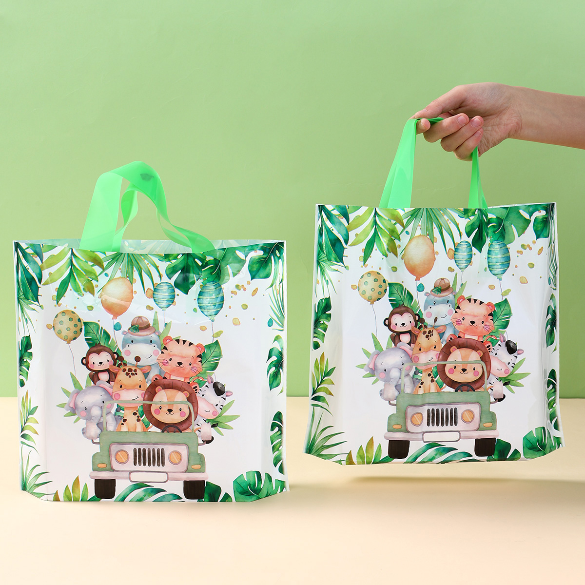 25/50pcs Safari Gift Bags Non  - Baby Nursery Jungle Theme recension och pris