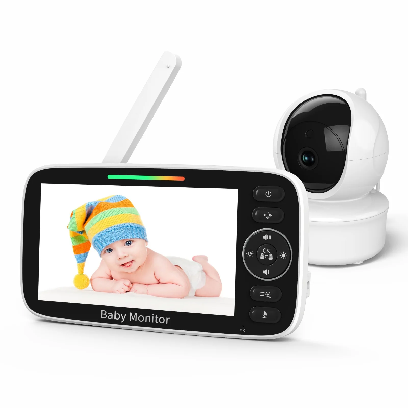 Baby Monitor with 5-inch LCD S - Baby Nursery Videos recension och pris