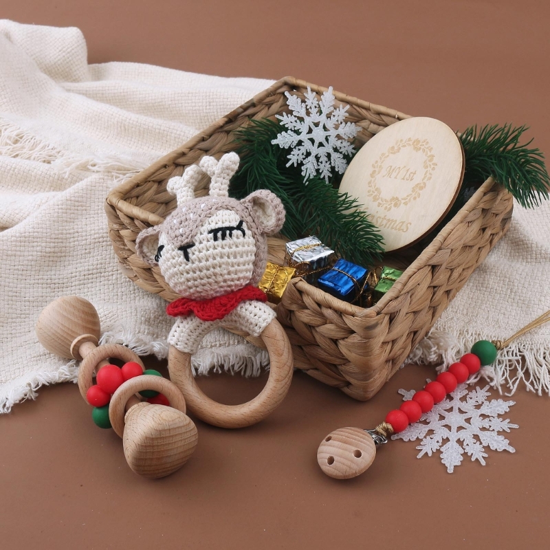 1 Set Crochet Bunny Baby Rattl - Crib Mobile Musical recension och pris