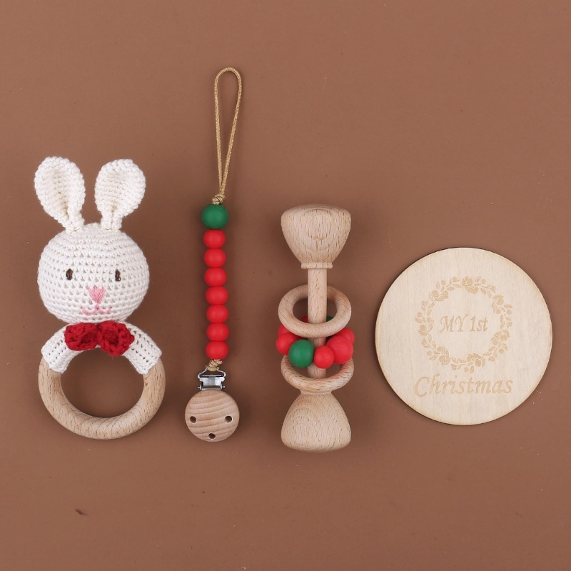 1 Set Crochet Bunny Baby Rattl - Crib Mobile Musical recension och pris