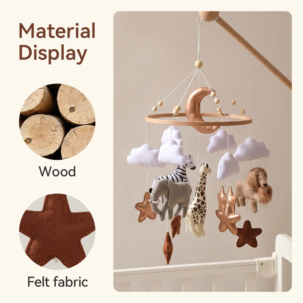Wooden Bed Bell Baby Crib Mobi - Crib Mobile Musical recension och pris