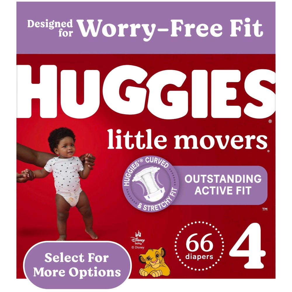 Huggies Little Movers Size 4 D - Huggies Diaper Little Movers recension och pris