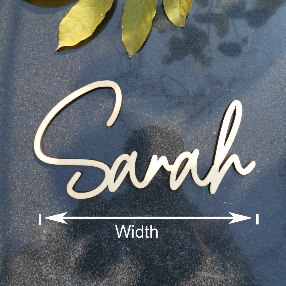 Pesonalized Wood Baby Name Sig - Baby Nursery Home recension och pris