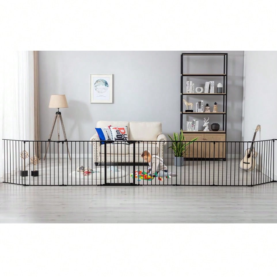 Extra Wide Black Baby Gate Wit - Baby Gate Extra Wide recension och pris