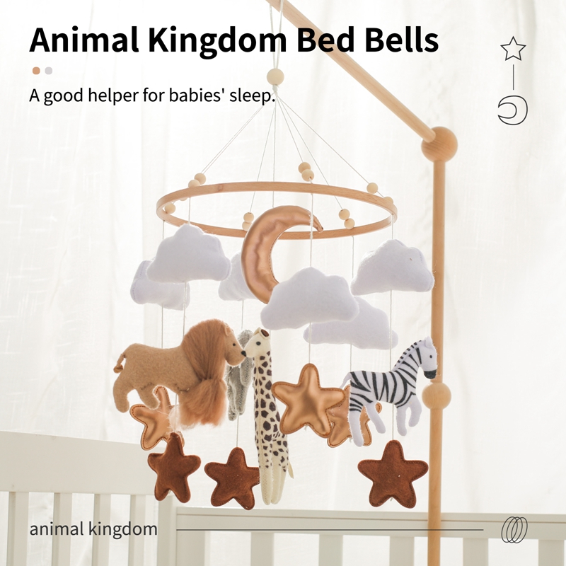 Crib Mobile Bed Bell Wooden Ba - Crib Mobile Musical recension och pris