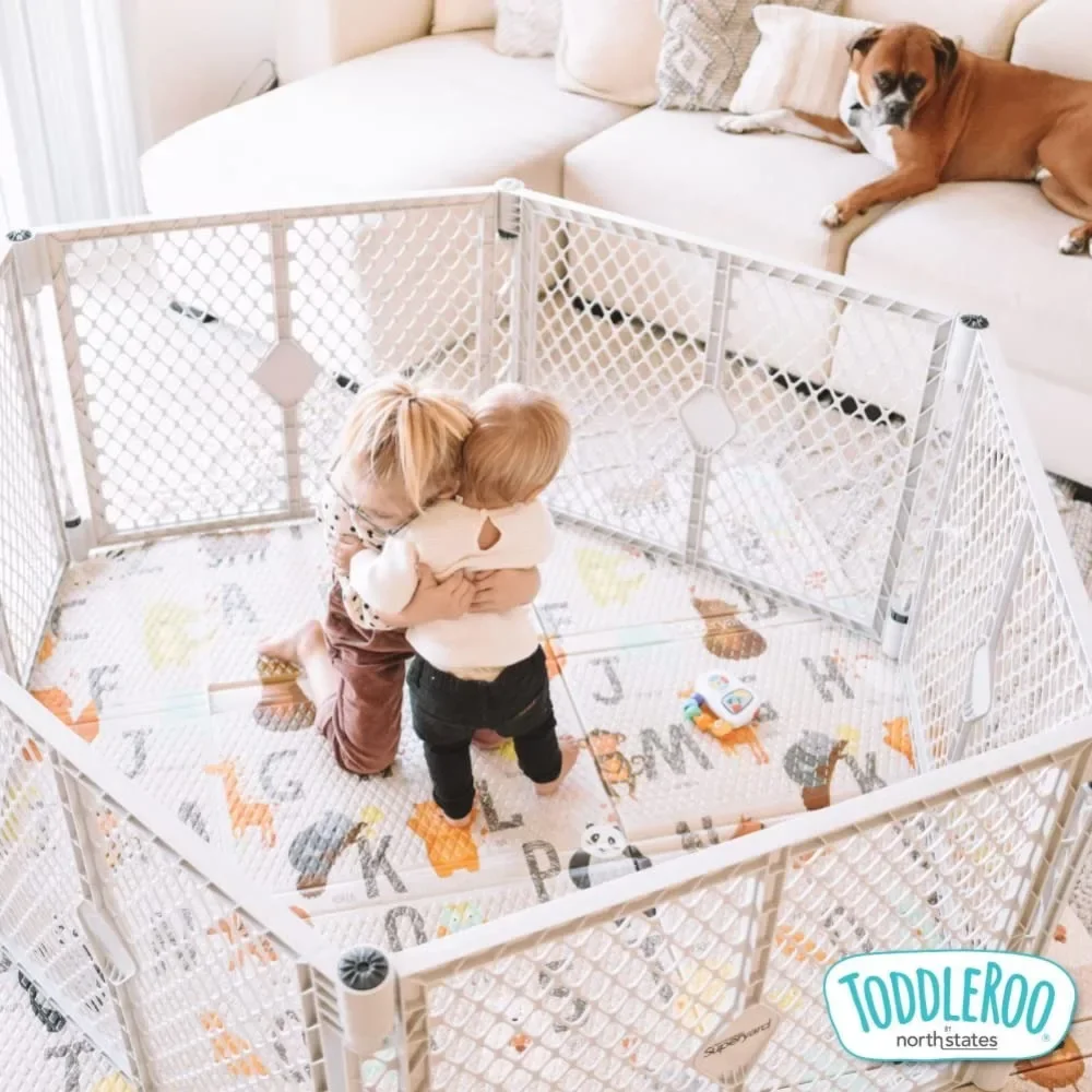 #For Superyard 6 Panel Baby Pl - Baby Gate Extra Wide recension och pris