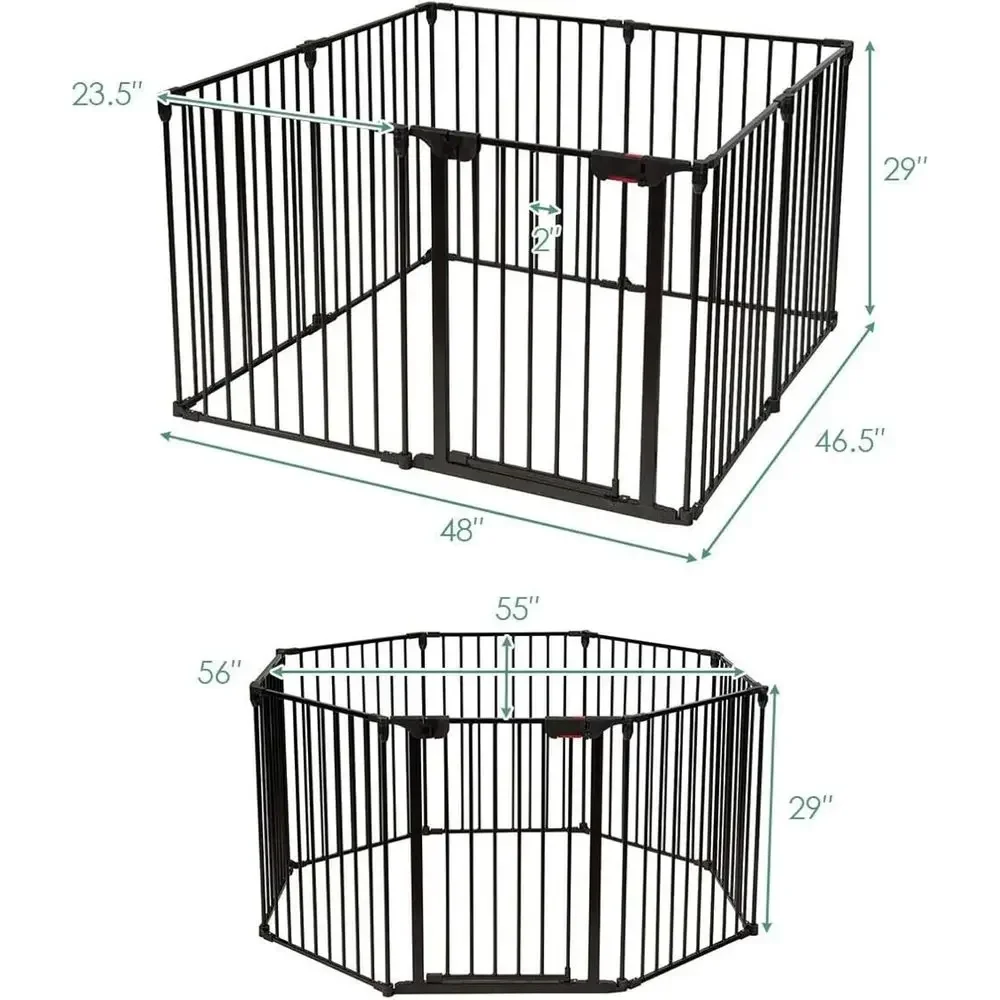 8-Panel Adjustable Extra Wide  - Baby Gate Extra Wide recension och pris