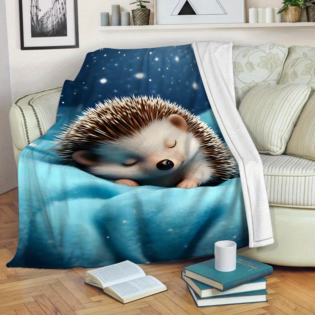 Cute Hedgehog Nursery Blanket  - Baby Nursery In Hospital recension och pris
