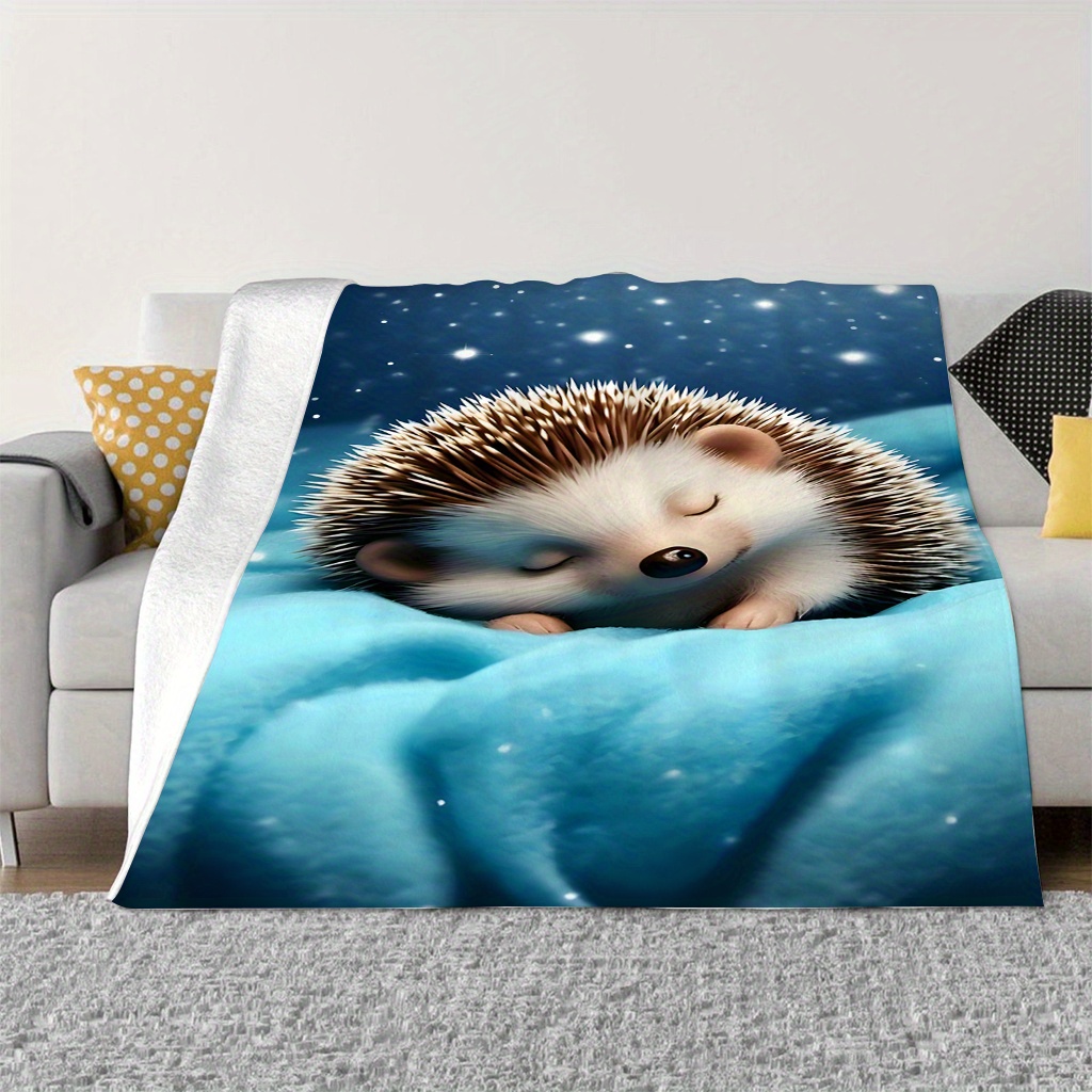 Cute Hedgehog Nursery Blanket  - Baby Nursery In Hospital recension och pris