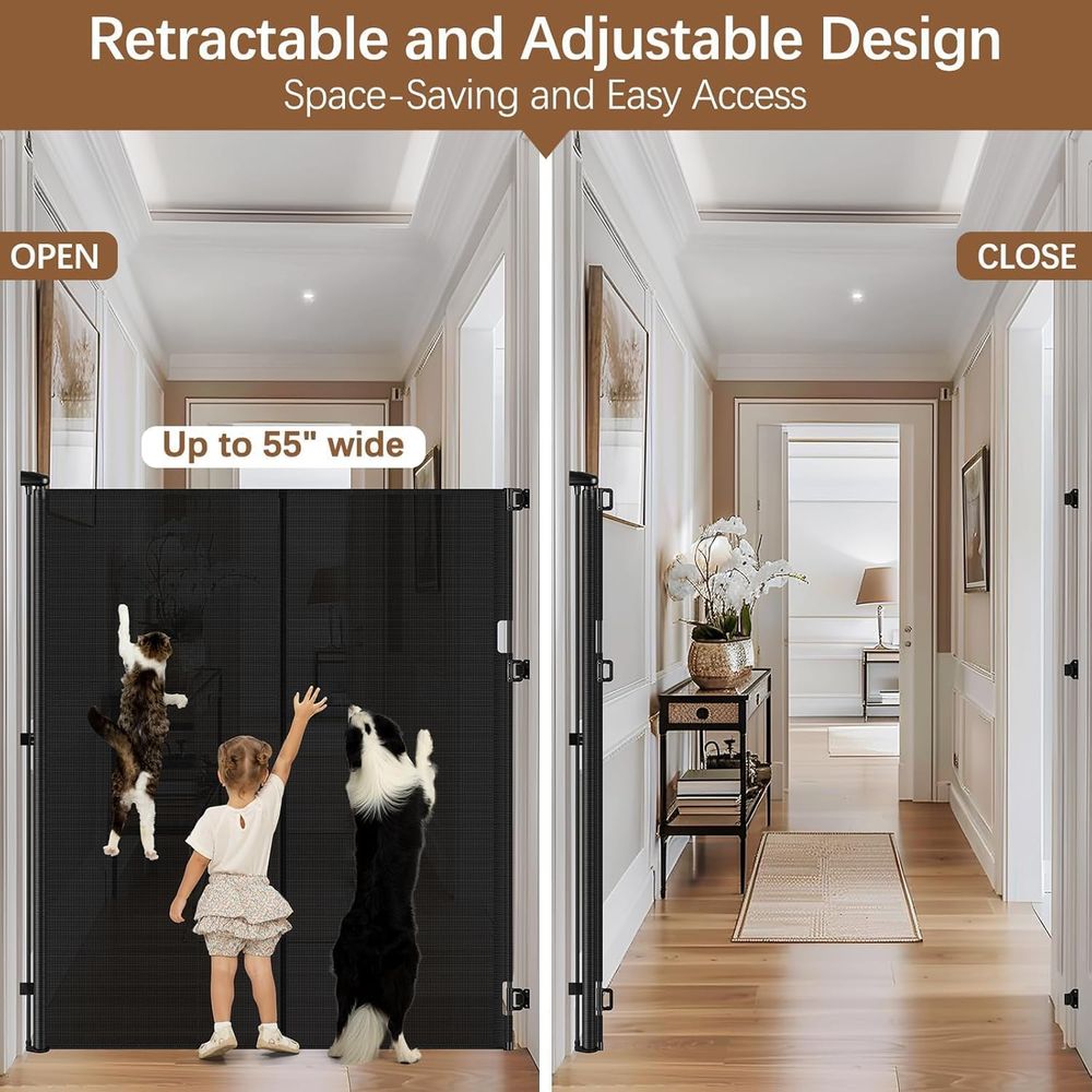 Reinorced 60 Inch Extra Tall C - Baby Gate Extra Wide recension och pris