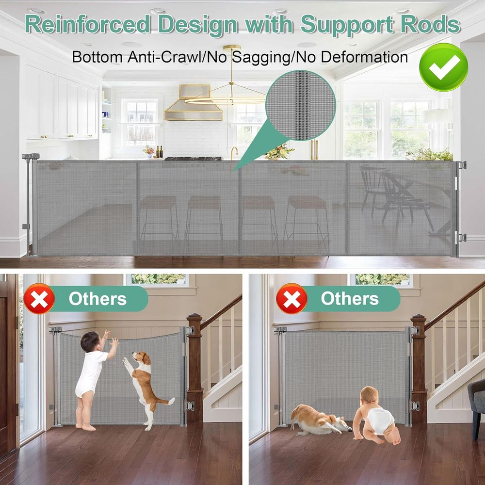 Reinorced 195 Inch Extra Wide  - Baby Gate Extra Wide recension och pris