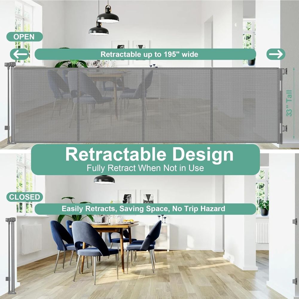 Reinorced 195 Inch Extra Wide  - Baby Gate Extra Wide recension och pris