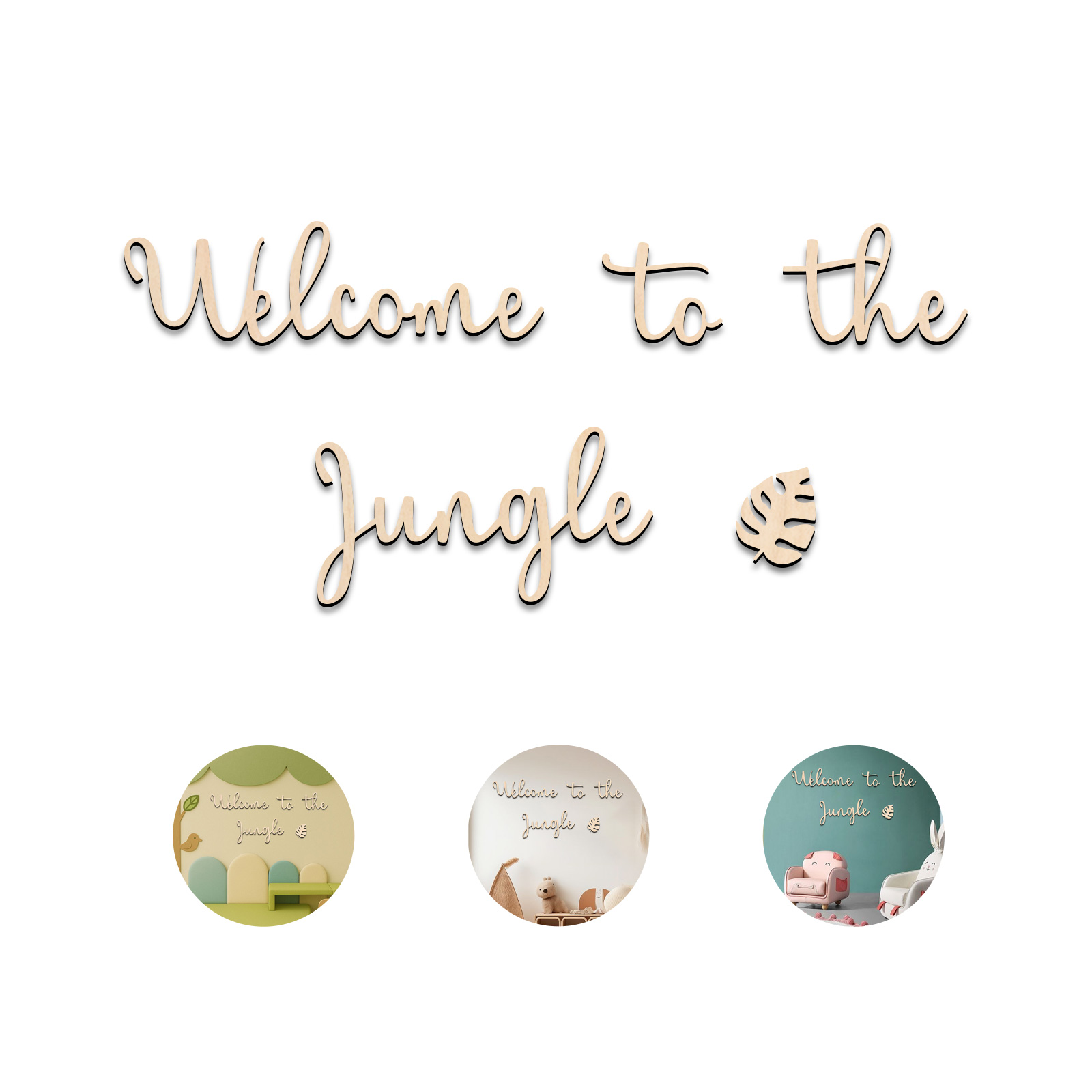 Welcome to the Jungle Wooden S - Baby Nursery Home recension och pris