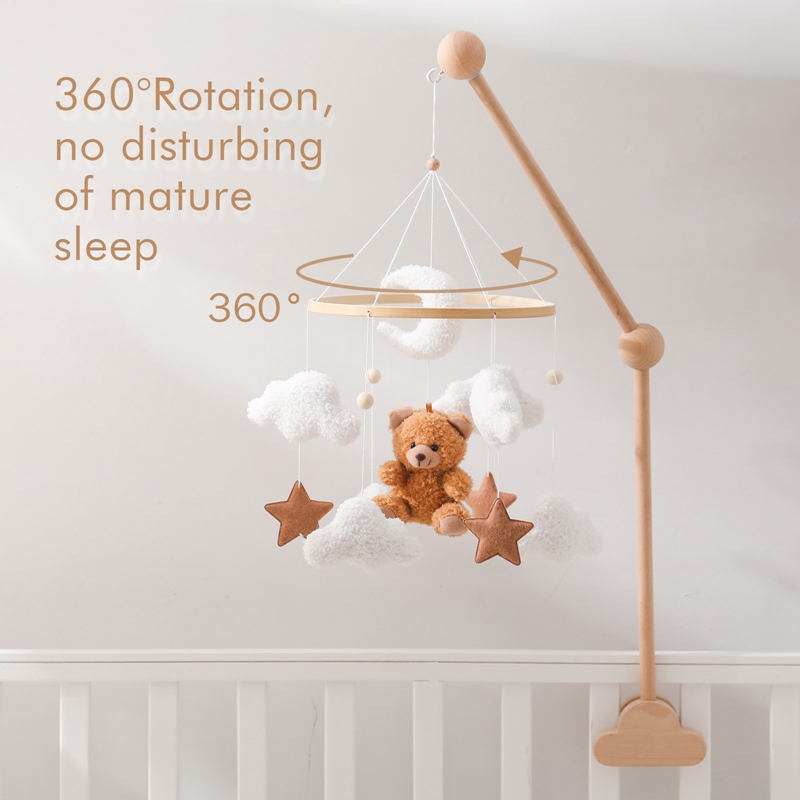 Wooden Crib Mobile Baby Bed Be - Crib Mobile Musical recension och pris