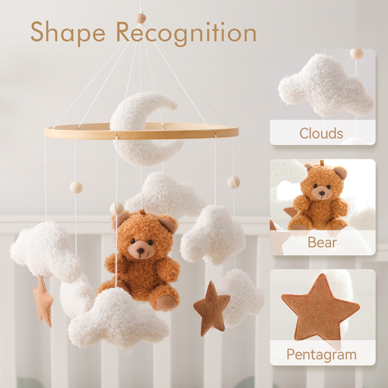 Wooden Crib Mobile Baby Bed Be - Crib Mobile Musical recension och pris
