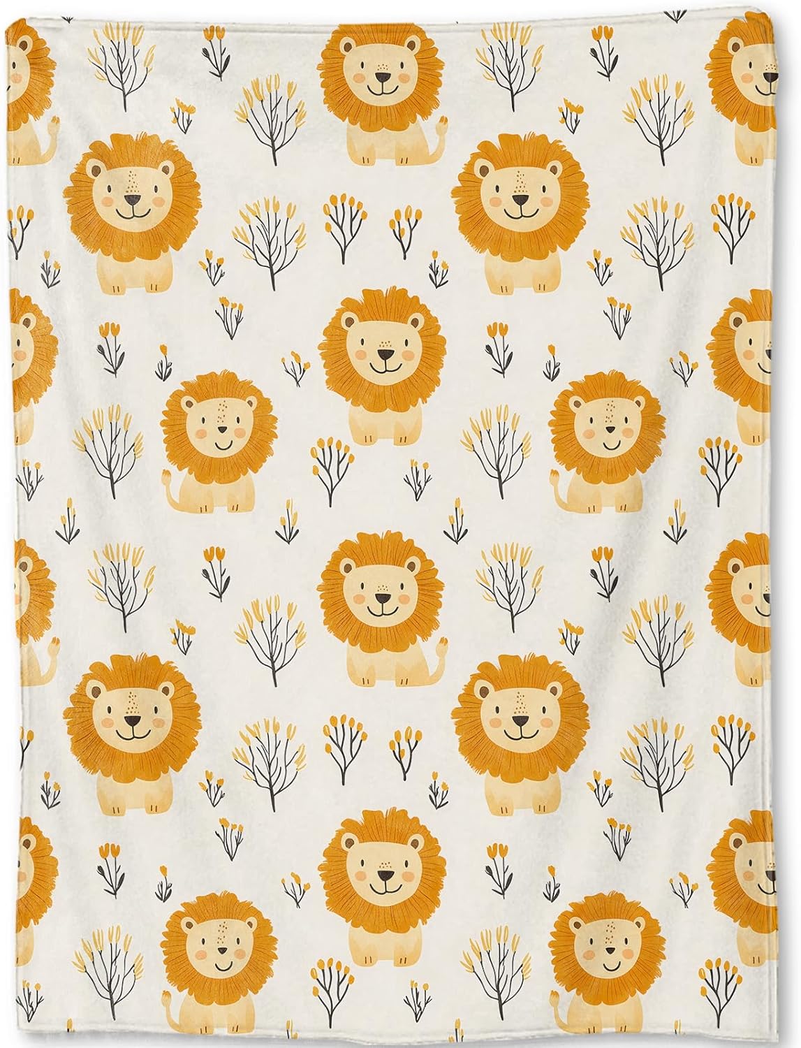 Ultra Soft Plush Lion Pattern  - Baby Nursery In Hospital recension och pris
