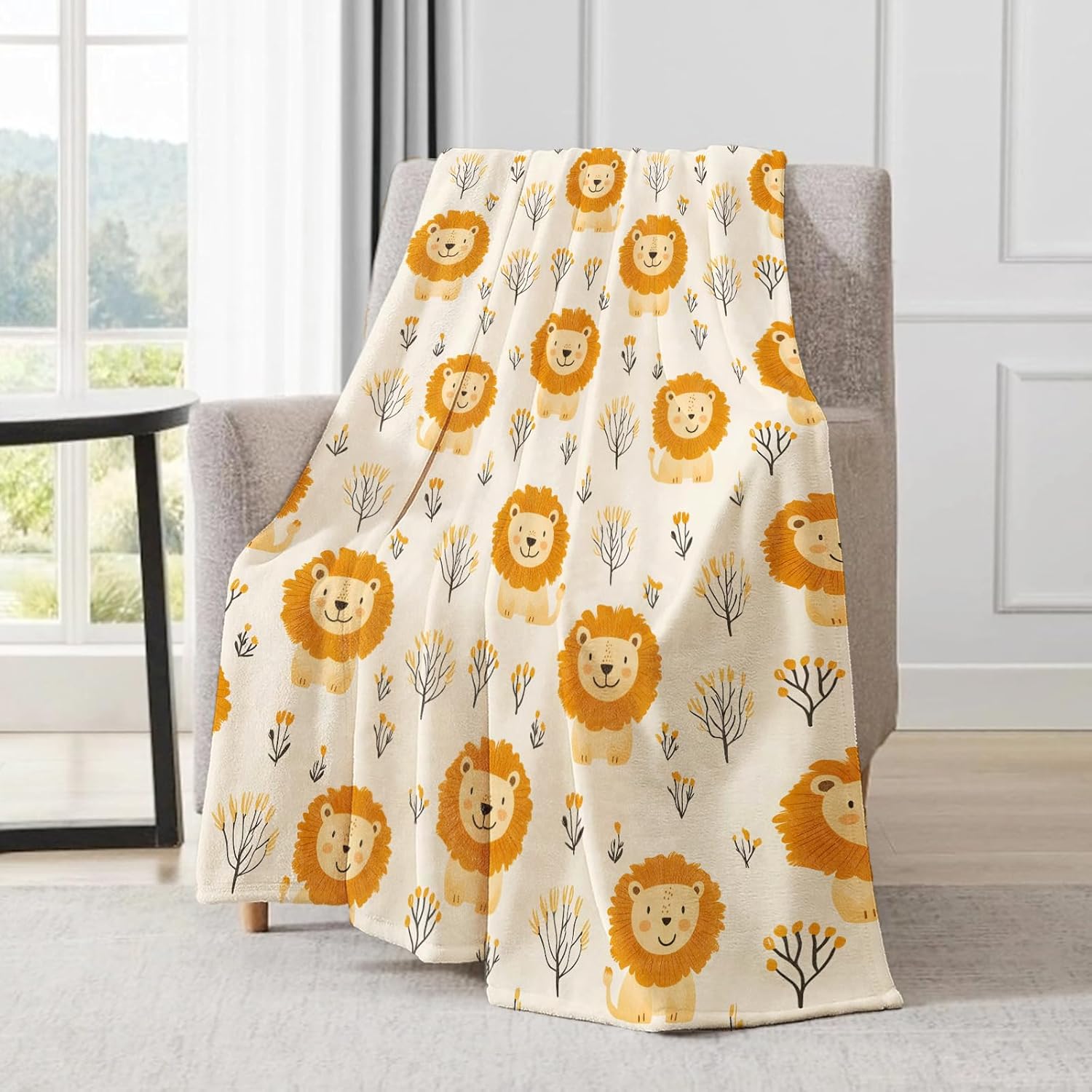 Ultra Soft Plush Lion Pattern  - Baby Nursery In Hospital recension och pris