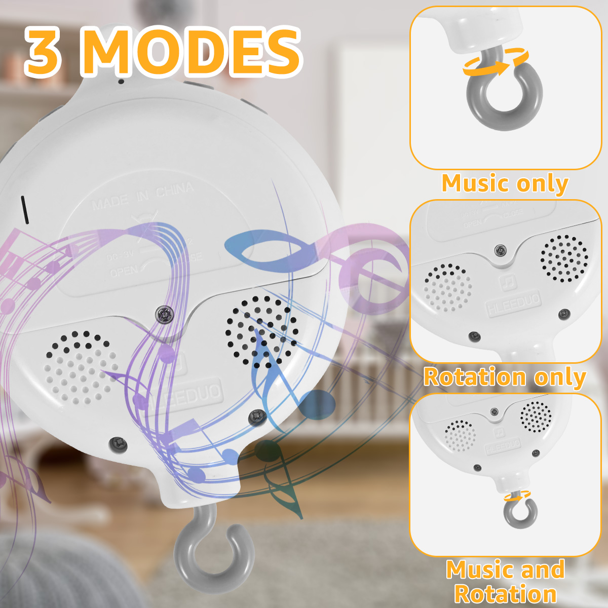 Baby Mobile Music Box Crib Mob - Crib Mobile Musical recension och pris