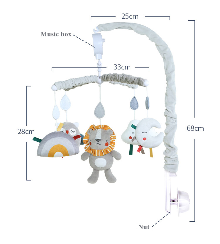 Baby Crib Mobile Bed Bell Ratt - Crib Mobile Musical recension och pris