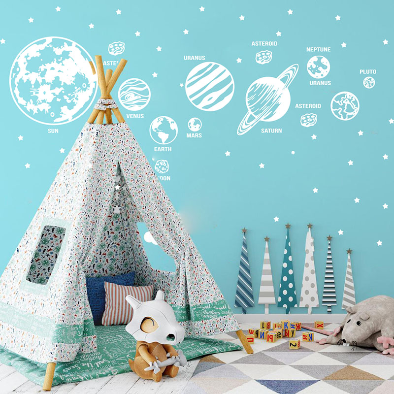 Large Planets Solar System Spa - Baby Nursery Panelling recension och pris