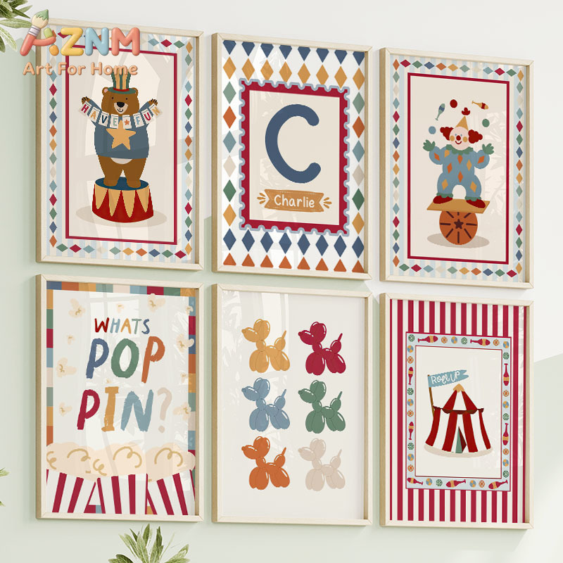 Circus Bear Magician Dog Quote - Baby Nursery Posters recension och pris