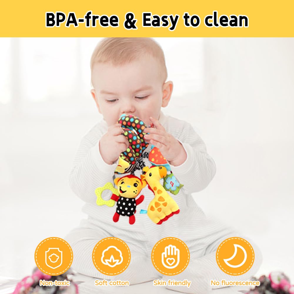 Baby Car Seat Stroller Spiral  - Crib Mobile Musical recension och pris