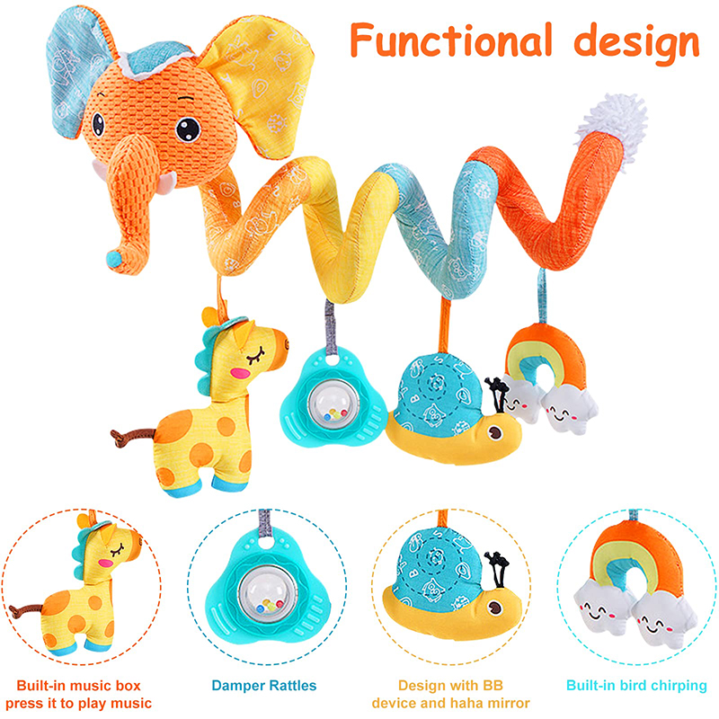 Car Seat Toys Infant Color Ele - Crib Mobile Musical recension och pris