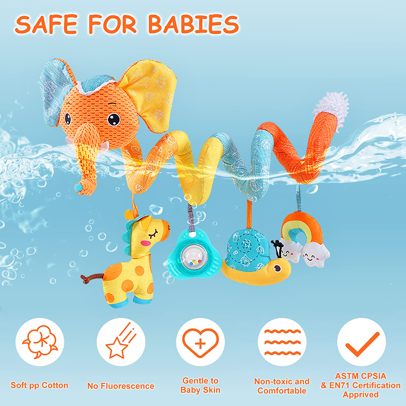 Car Seat Toys Infant Color Ele - Crib Mobile Musical recension och pris