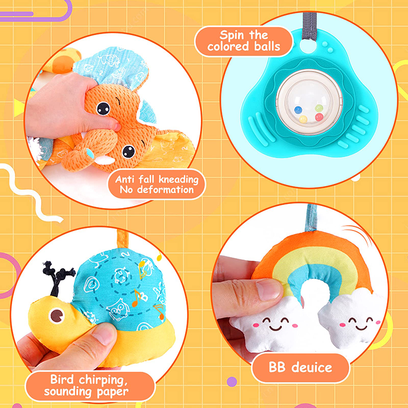 Car Seat Toys Infant Color Ele - Crib Mobile Musical recension och pris